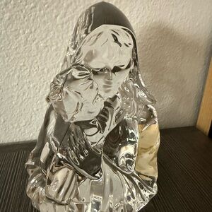 Madonna with Child, a rare piece by Mikasa, features a full lead.
